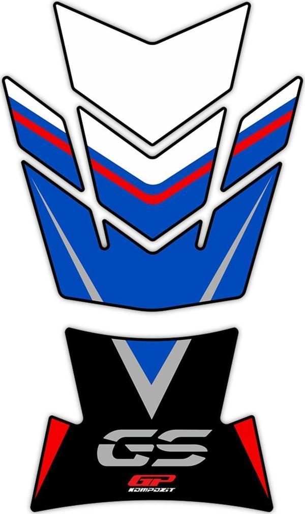 GP Kompozit BMW F 750 /  F 850 GS 2018-2019 Uyumlu Tank Pad Mavi - Image 1
