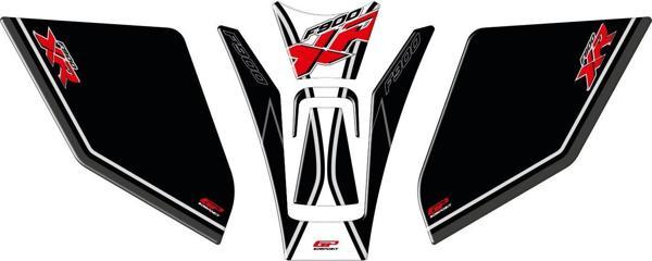 GP Kompozit BMW F 900 XR 2021-2023 Uyumlu Tank Pad Seti Siyah-Beyaz - Image 1