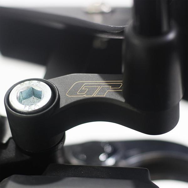 GP Kompozit Honda NC 700 X / NC 750 X 2012-2015 Uyumlu Ayna Genişletme Siyah - Image 1