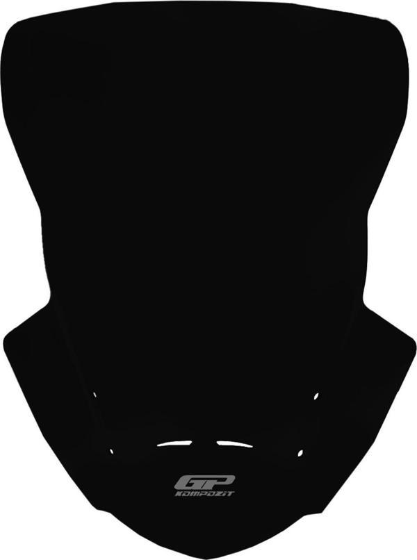 GP Kompozit Honda NC 700 X / NC 750 X 2012-2015 Uyumlu Ön Cam Siyah - Image 1