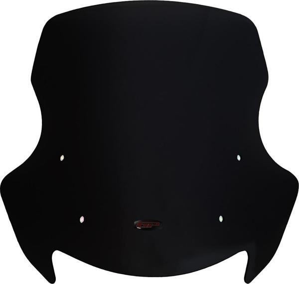 GP Kompozit Honda VFR800X Crossrunner 2011-2014 Uyumlu Ayaklı Ön Cam Siyah - Image 1