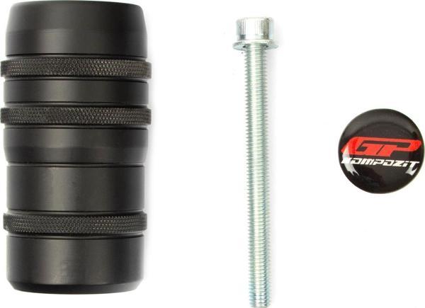 GP Kompozit Honda XL750L Transalp 2023-2024 Uyumlu Egzoz Koruma Takozu Siyah - Image 1