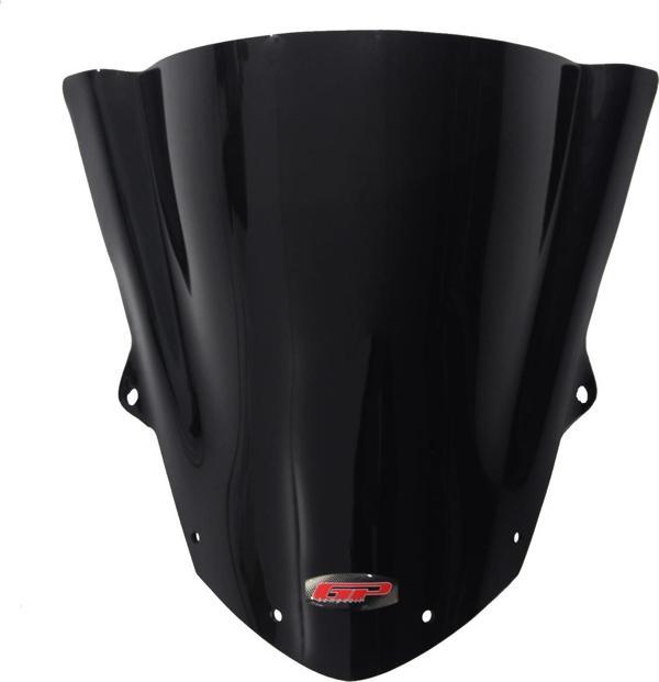 GP Kompozit Kawasaki ZX-636R 2010-2017 Uyumlu Ön Cam Siyah - Image 1