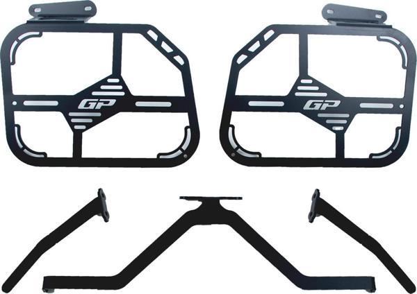 GP Kompozit KTM 790 / 890 ADV 2021-2024 Uyumlu Yan Çanta Demiri Siyah - Image 1