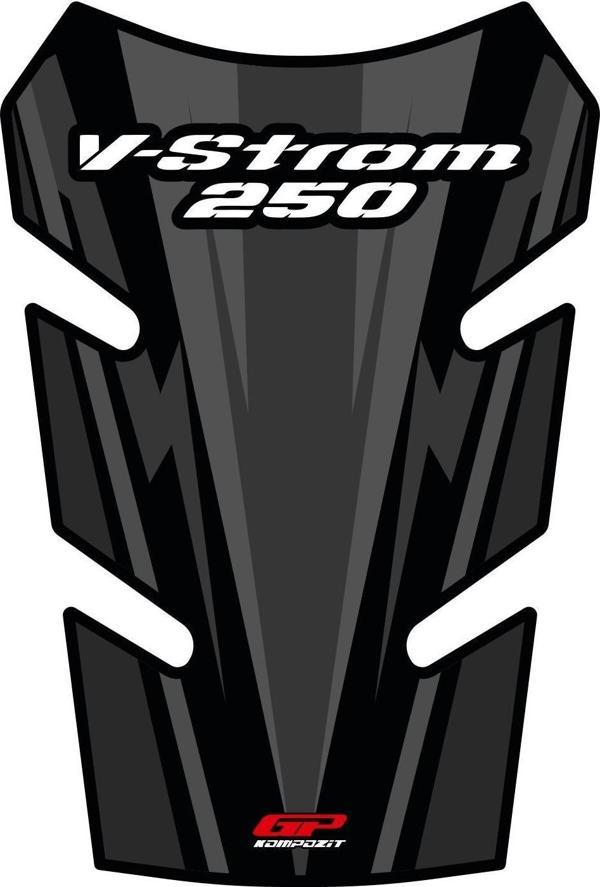 GP Kompozit Suzuki V-Strom 250 2017-2020 Uyumlu Tank Pad Siyah - Image 1