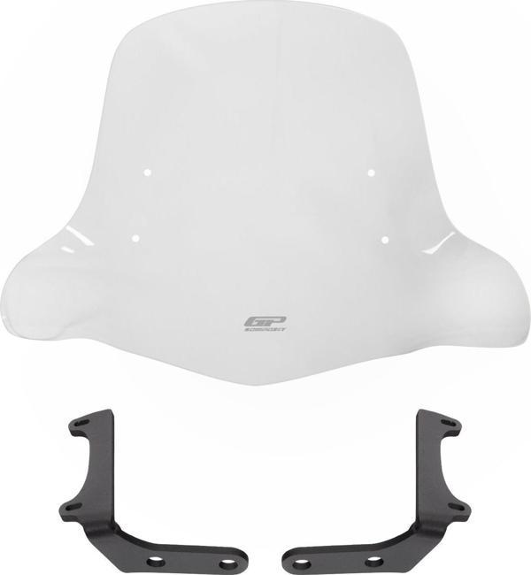 GP Kompozit SYM Orbit II 50 2022-2024 Uyumlu Elcikli Ön Cam Şeffaf - Image 1