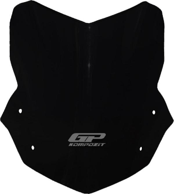 GP Kompozit Yamaha MT-09 2013-2016 Uyumlu Ön Cam Siyah - Image 1