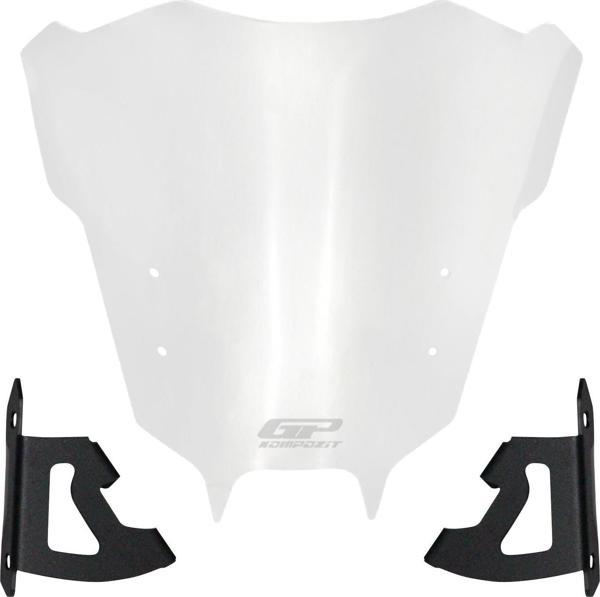 GP Kompozit Yamaha MT-09 2021-2023 Uyumlu Ön Cam Şeffaf - Image 1