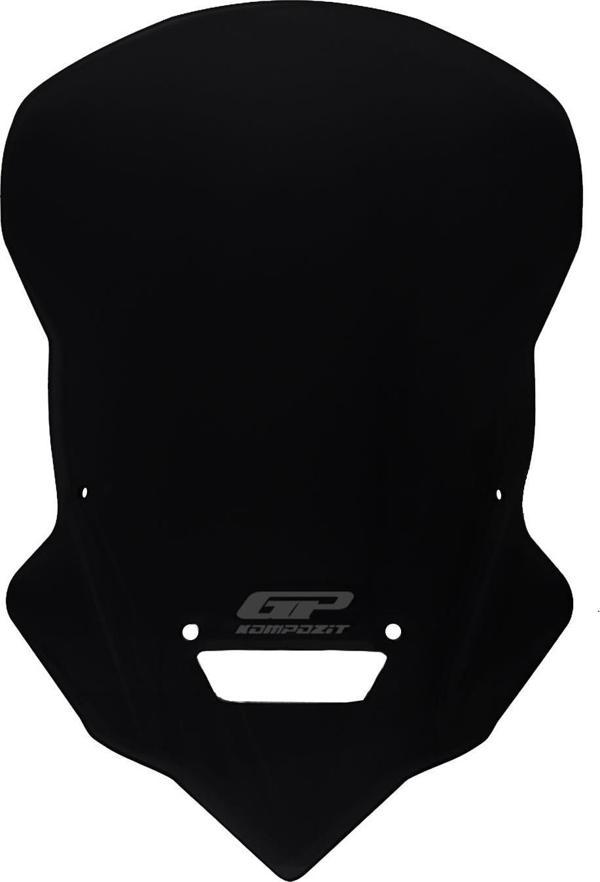 GP Kompozit Yamaha MT-25 2015-2019 Uyumlu Tur Camı Siyah - Image 1