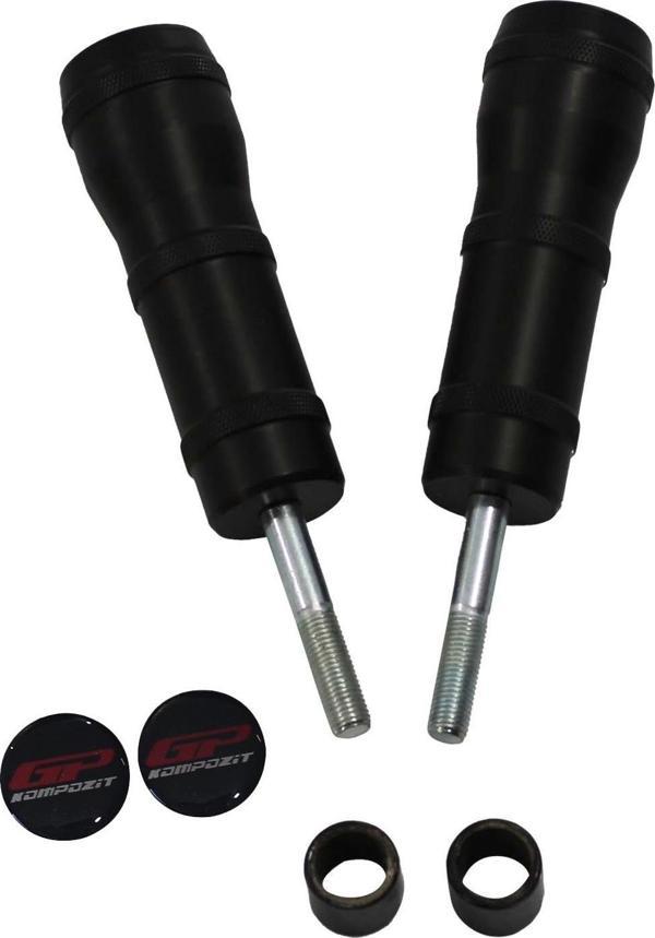 GP Kompozit Yamaha XMAX 400 2018-2020 Uyumlu Egzoz Koruma Takozu Siyah - Image 1