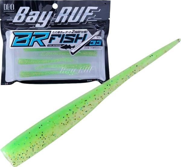 Duo Bay Ruf BR Fish 3.3 Silikon Kuyruk 8.3 cm S044 Lime Gold (7 Adet) - Image 1