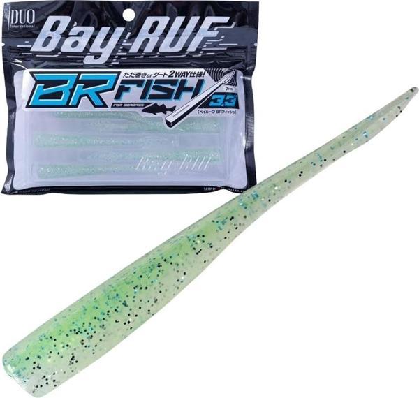 Duo Bay Ruf BR Fish 3.3 Silikon Kuyruk 8.3 cm S045 Kibinago Green (7 Adet) - Image 1