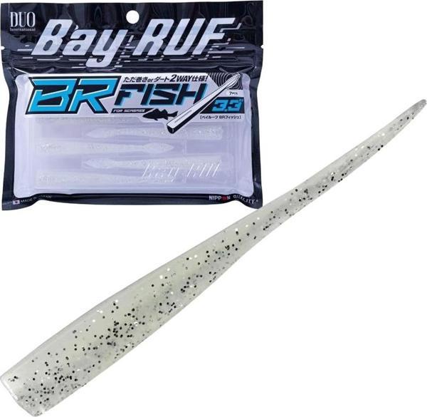 Duo Bay Ruf BR Fish 3.3 Silikon Kuyruk 8.3 cm S047 Shirasu Pearl (7 Adet) - Image 1