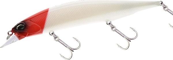 Duo Realis Jerkbait 120S SW ACC0001 Pearl Red Head - Image 1