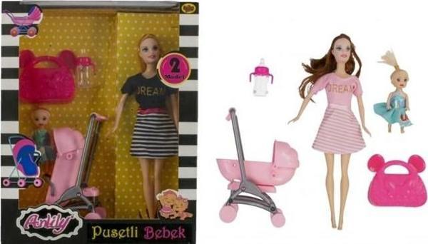 Oydaş Oyuncak 2426 Anlily Kutuda Lüks Pusetli Bebek Oyuncak - Image 1