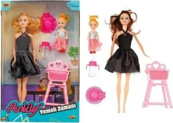 Oydaş Oyuncak 2432 Anlily Kutuda Yemek Zamanı Anne Bebek Oyuncak - Image 1