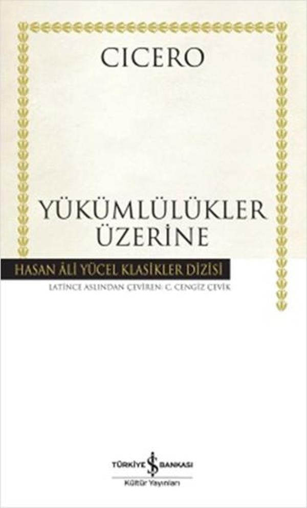 Yükümlülükler Üzerine - Hasan Ali Yücel Klasikleri - İş Bankası Kültür Yayınları - Image 1