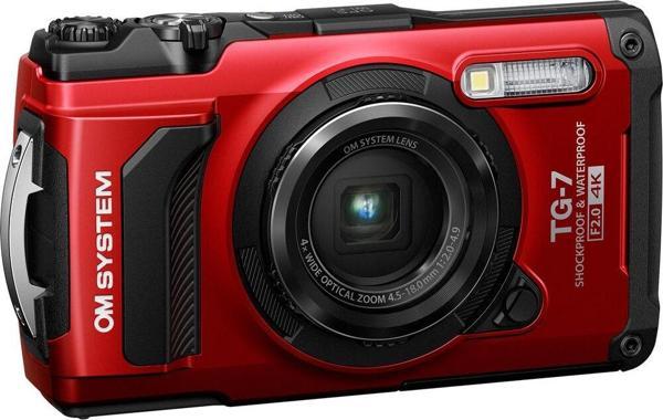 OM System Tough TG-7 Sualtı Fotoğraf Makinesı (Kırmızı) - Image 1