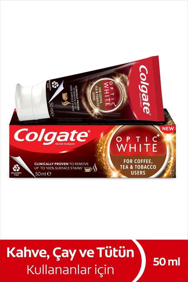 Optic White Kahve, Çay Ve Tütün Kullanıcıları Için Beyazlatıcı Diş Macunu 50 ml - Image 1