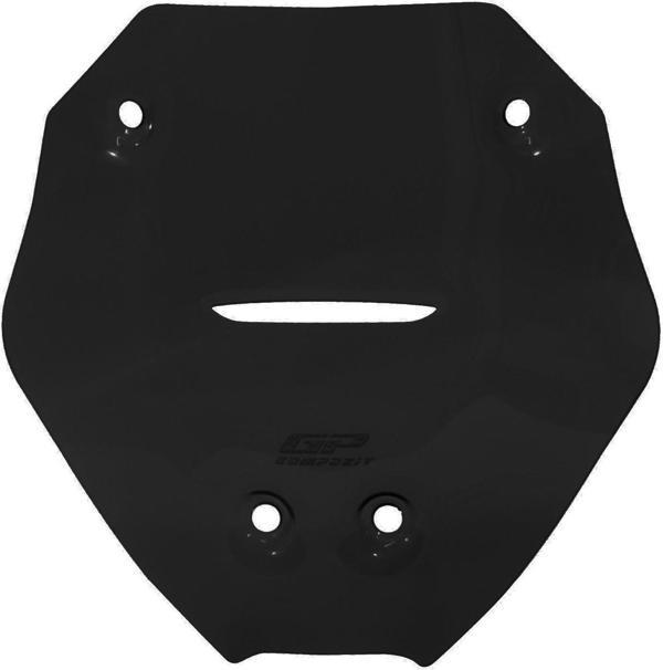 GP Kompozit Ducati Multistrada V4 2021-2023 Uyumlu Spor Ön Cam Siyah - Image 1