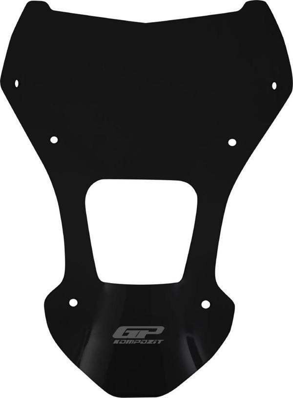 GP Kompozit Honda Africa Twin CRF1000L 2016-2019 Uyumlu Kısa Ön Cam Siyah - Image 1
