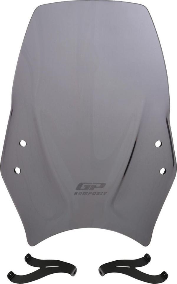 GP Kompozit Triumph Trident 660 2021-2024 Uyumlu Ön Cam Füme - Image 1