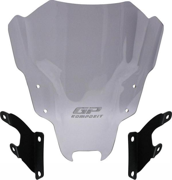 GP Kompozit Yamaha MT-07 2021-2023 Uyumlu Ön Cam Füme - Image 1