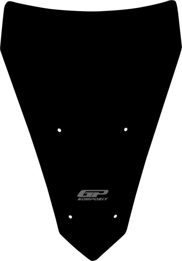 GP Kompozit Yamaha MT-07 Tracer 2016-2019 Uyumlu Ön Cam Siyah - Image 1