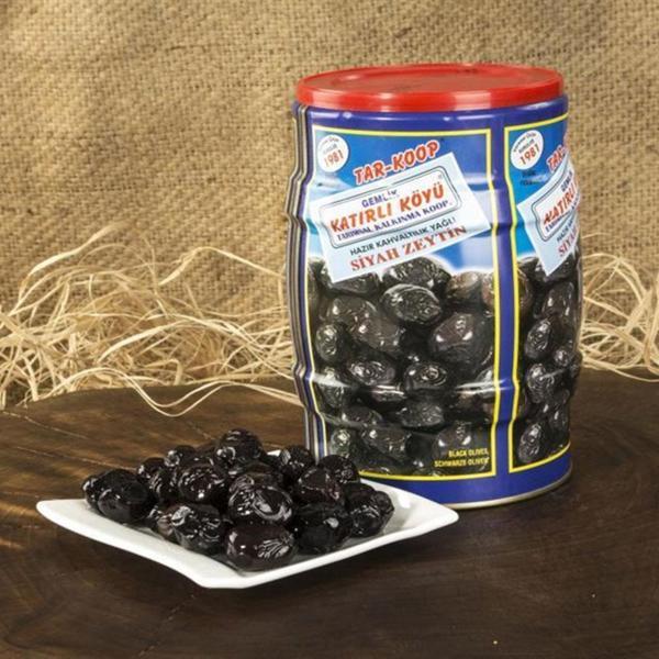 Katırlı Köyü Gemlik Kahvaltılık Siyah Zeytin 1000 g ℮ - Image 1
