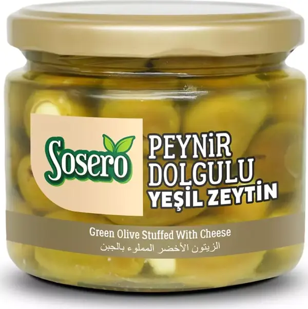 Sosero Peynir Dolgulu Yeşil Zeytin 290 g ℮ - Image 1