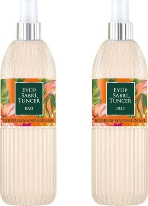 Eyüp Sabri Tuncer Bodrum Mandalinası Kolonyası 150 ml Silindir Pet Şişe Sprey X 2 Adet - Image 1