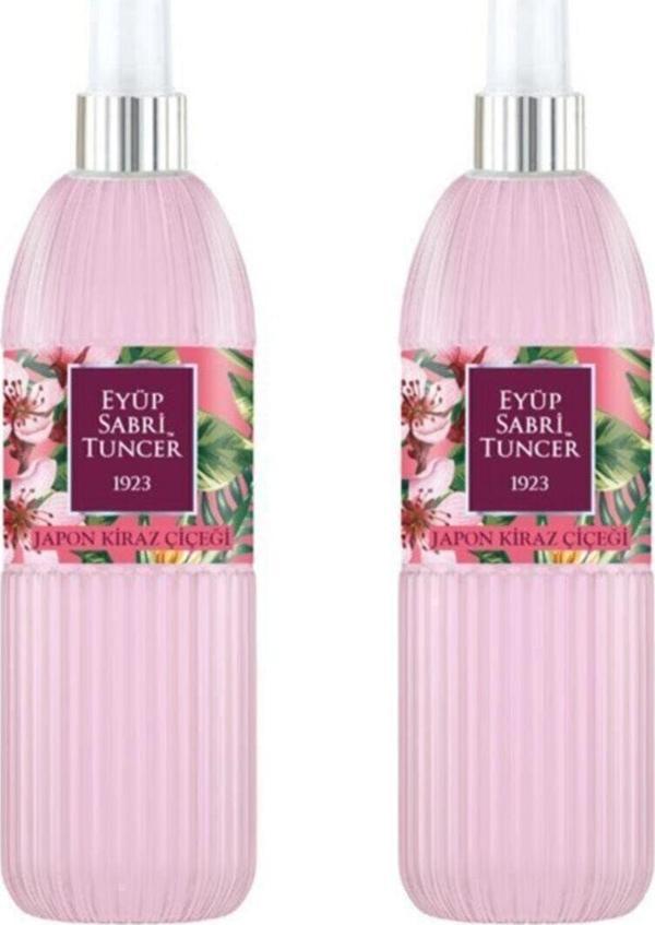 Eyüp Sabri Tuncer Japon Kiraz Çiçeği Kolonyası 150 ml Silindir Pet Şişe Sprey X 2 Adet - Image 1