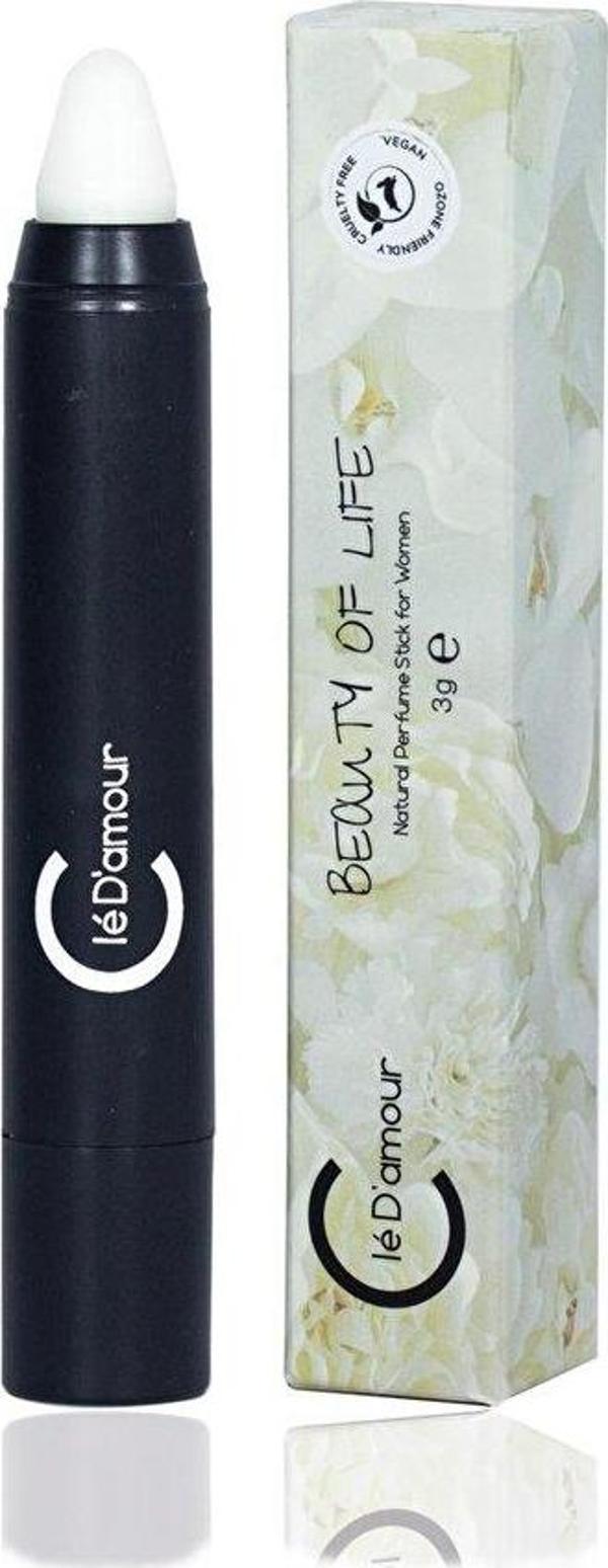 Beauty Of Life (Miskli-Çiçeksi) Women - Kadın Stick Parfüm 3 gr - Vegan - Image 1