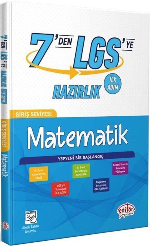 7 den LGS ye Hazırlık Matematik - Editör Yayınevi - Image 1