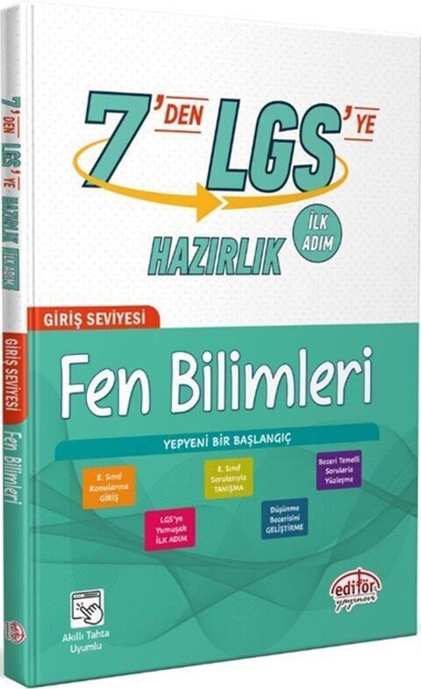 7 den LGS ye Hazırlık Fen Bilimleri - Editör Yayınevi - Image 1