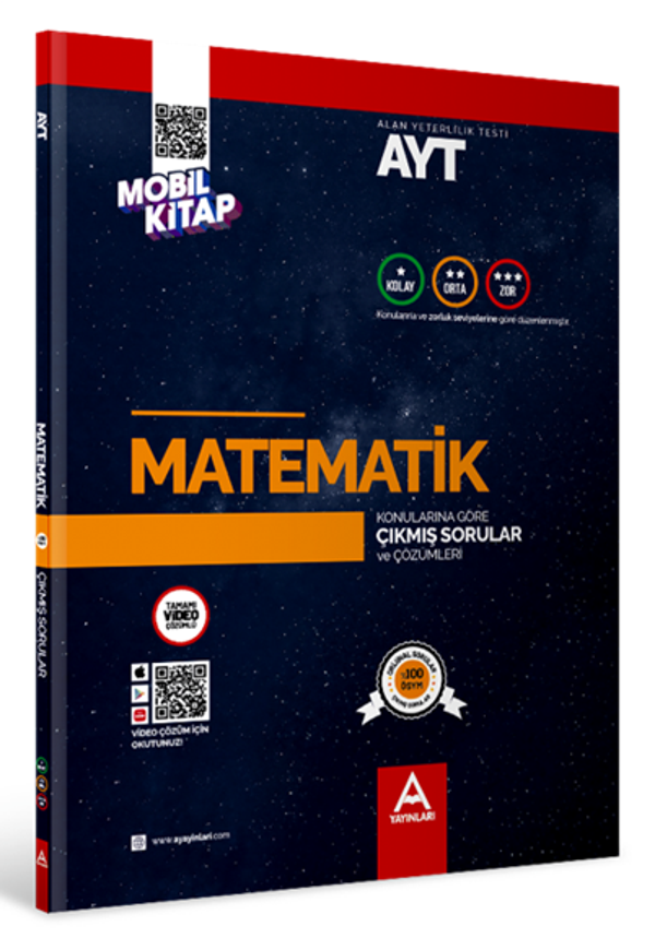 A Yayınları YKS AYT Matematik Konularına Göre Çıkmış Sorular Video Çözümlü - A Yayınları - Image 1