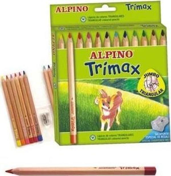 Alpino Trimax Jumbo 12 Renk Boya Kalemi AL-113 - Image 1