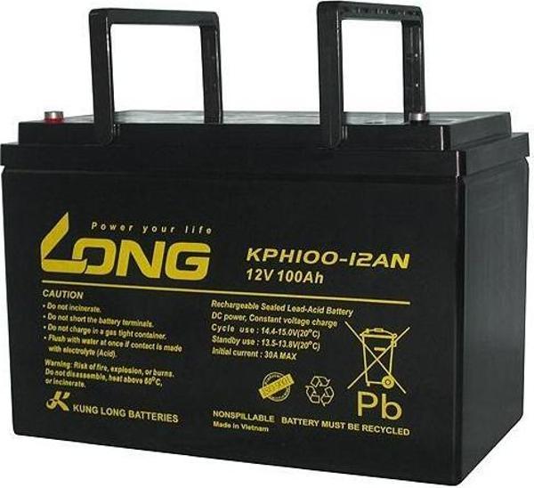 LONG 12Volt 100Ah Uzun Ömürlü Kuru Tip Akü - Image 1