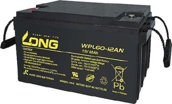 LONG 12Volt 60Ah Uzun Ömürlü Kuru Tip Akü - Image 1