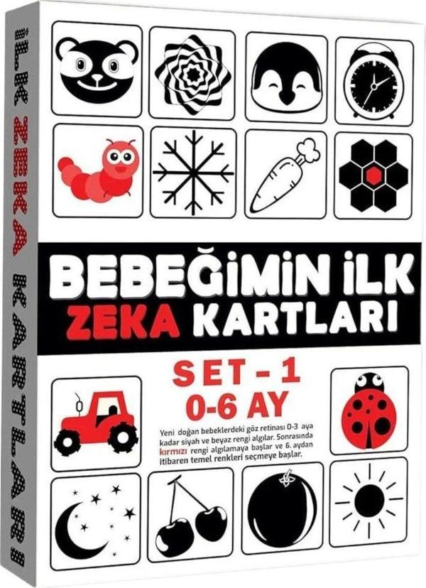 Pshoplay Eğitici Kartlar 0-6 Ay Zeka Kartları - Image 1