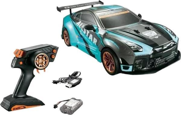 Pshoplay Kumandalı Işıklı Hızlı Full Fonksiyonlu 1:10 Ölçekli Yarış Arabası 2.4Ghz - Image 1
