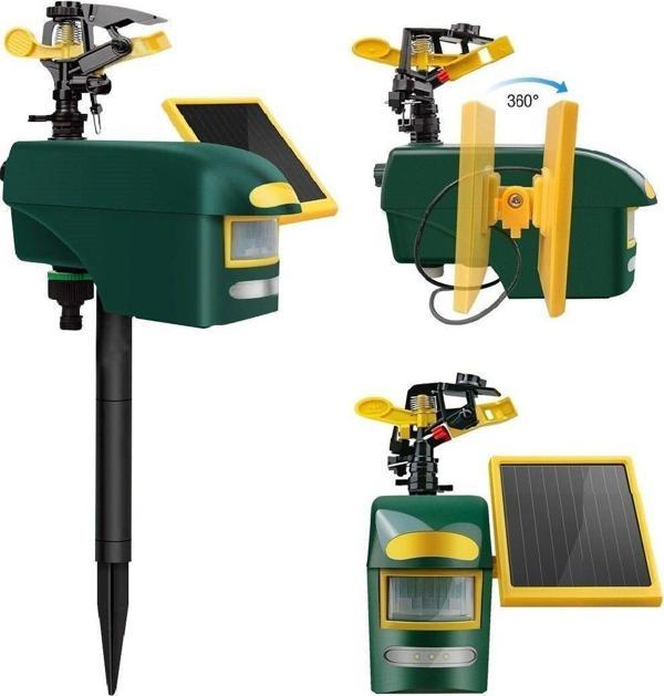 Dualpest An-B060 Güneş Enerjili Ve Pilli Kedi Köpek Kuş Kovucu - Domuz Tilki Sansar Tavşan Kovucu - Image 1