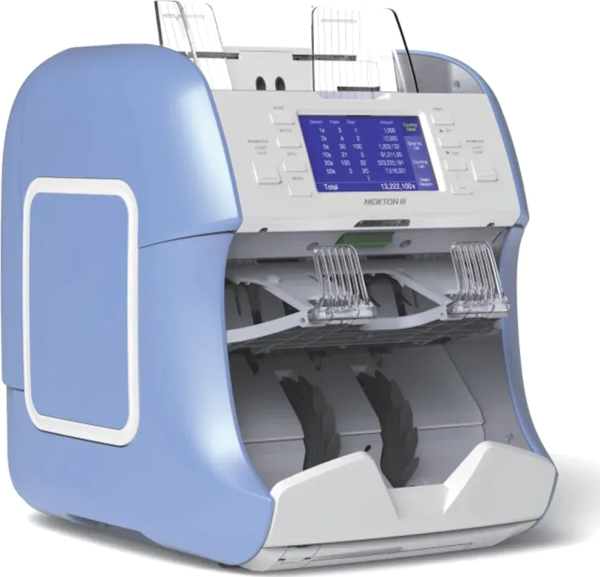 Kisan Newton 3 V İki Katlı Para Sayma Makinesi 9 Ülke Parası - Image 1