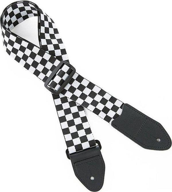 RJGAS Gitar Askısı Dama White Plaid (88-146 cm) - Image 1