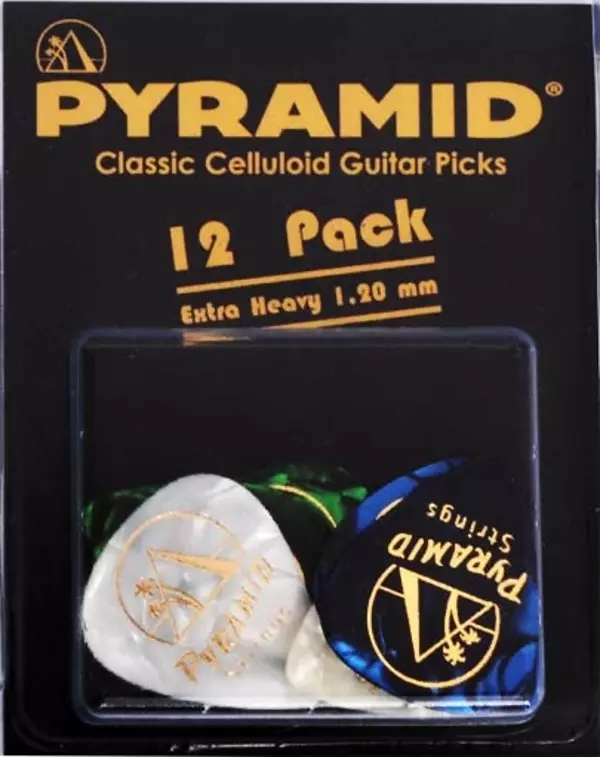 Gitar Aksesuar Pena 12 Adet Pyramid 1.20 MM Extra Heavy 557CP - Image 1