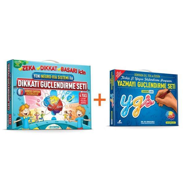 Adeda Dikkati Güçlendirme Seti 4 Yaş + Yazmayı Güçlendirme Seti - Adeda Yayıncılık - Image 1