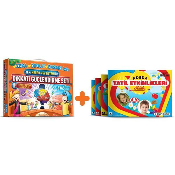 Adeda Dikkati Güçlendirme Seti 6 Yaş +Tatil Etkinleri 1. Sınıf - Adeda Yayıncılık - Image 1