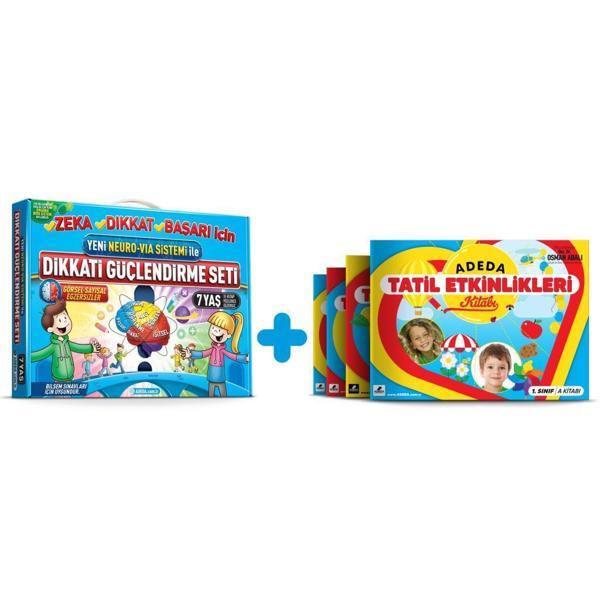 Adeda Dikkati Güçlendirme Seti 7 Yaş +Tatil Etkinleri 1. Sınıf - Adeda Yayıncılık - Image 1