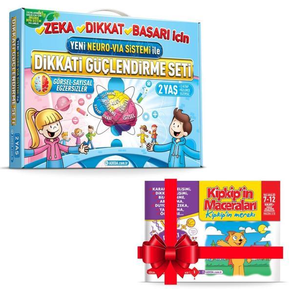 Adeda Dikkati Güçlendirme Seti DGS 2 Yaş - Hikaye Kitabı Hediye  - Adeda Yayıncılık - Image 1