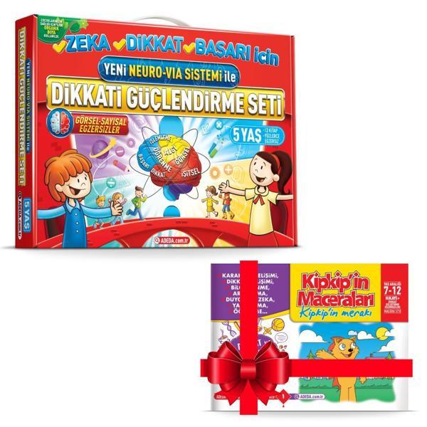 Adeda Dikkati Güçlendirme Seti DGS 5 Yaş - Hikaye Kitabı Hediye  - Adeda Yayıncılık - Image 1